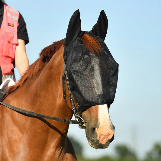 Net Relief Riding Mask, skydd för hästens ögon och öron