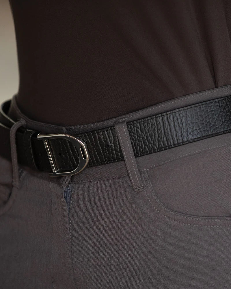 Stirrup Leather Belt, skärp ormmönster