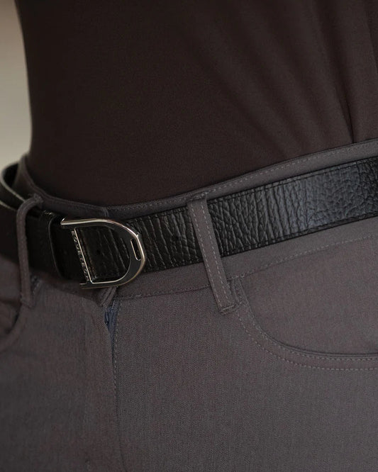 Stirrup Leather Belt, skärp ormmönster