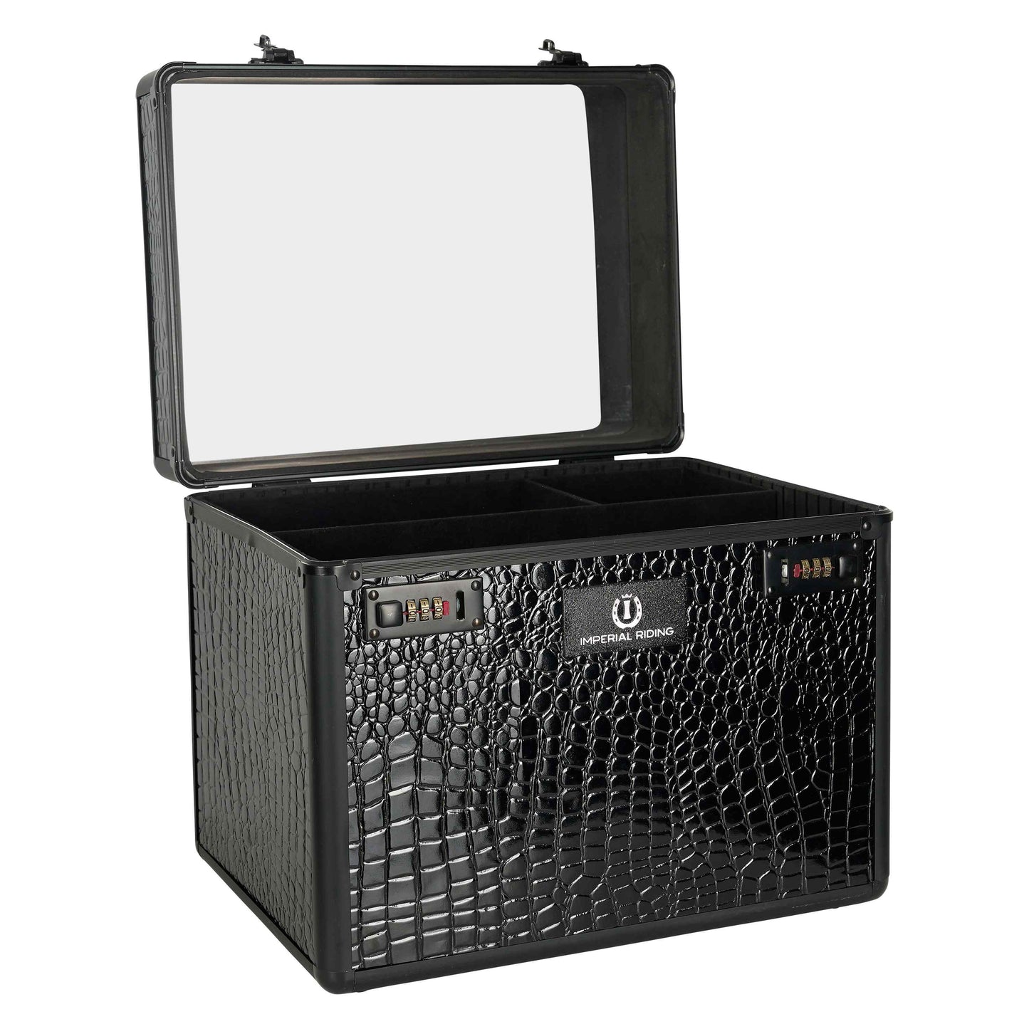 Grooming Box Shiny, elegant ryktlåda med spegel, flera färger