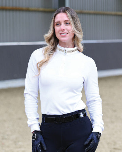 Luxe Crystal Thermal Stock Shirt, fleecefodrad tävlingströja