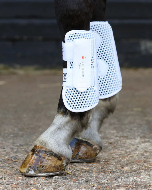 Tri-Zone Open Fronted Tendon Boots, nya generationens hoppskydd