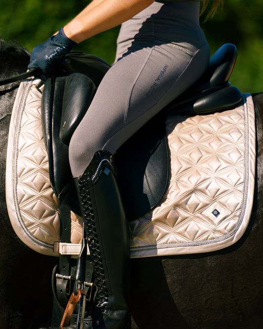 Saddlepad Lenny DR, blankt dressyrschabrak
