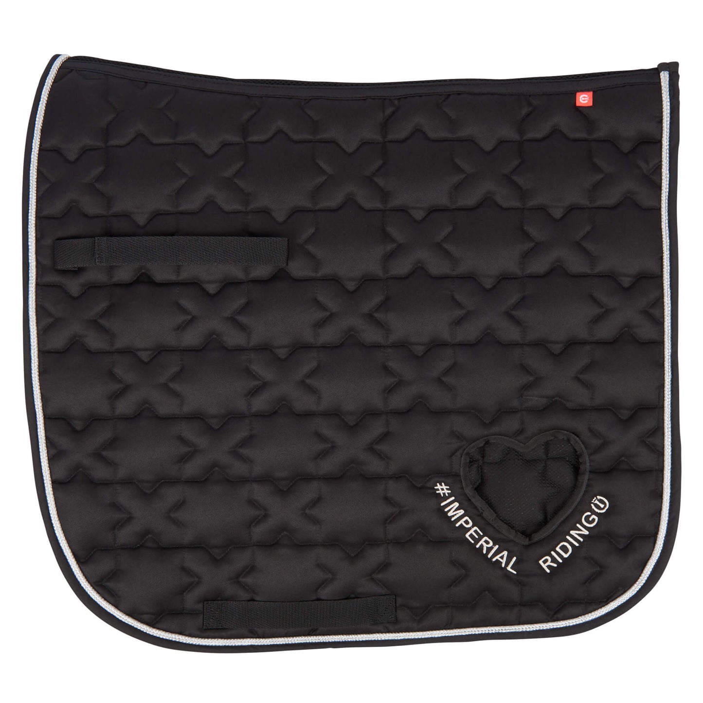 Saddlepad Symbol DR, quiltat dressyrschabrak