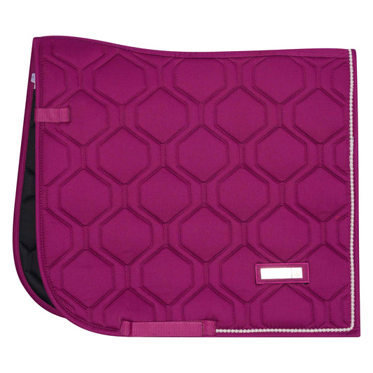 Saddlepad Lovely Pearl DR, dressyrschabrak med quiltat mönster