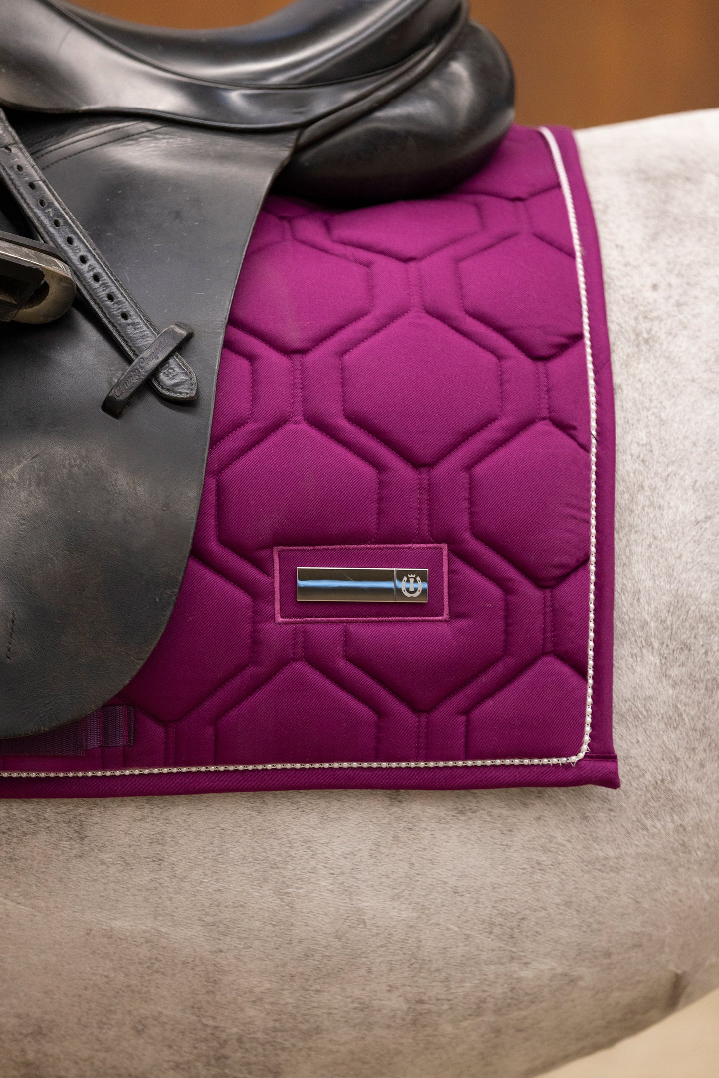 Saddlepad Lovely Pearl DR, quiltat dressyrschabrak