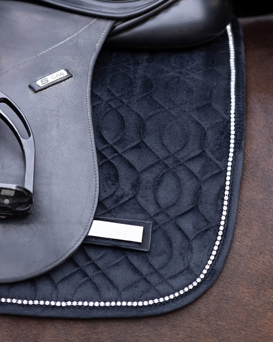 Saddlepad Sky DR, dressyrschabrak med quiltat mönster