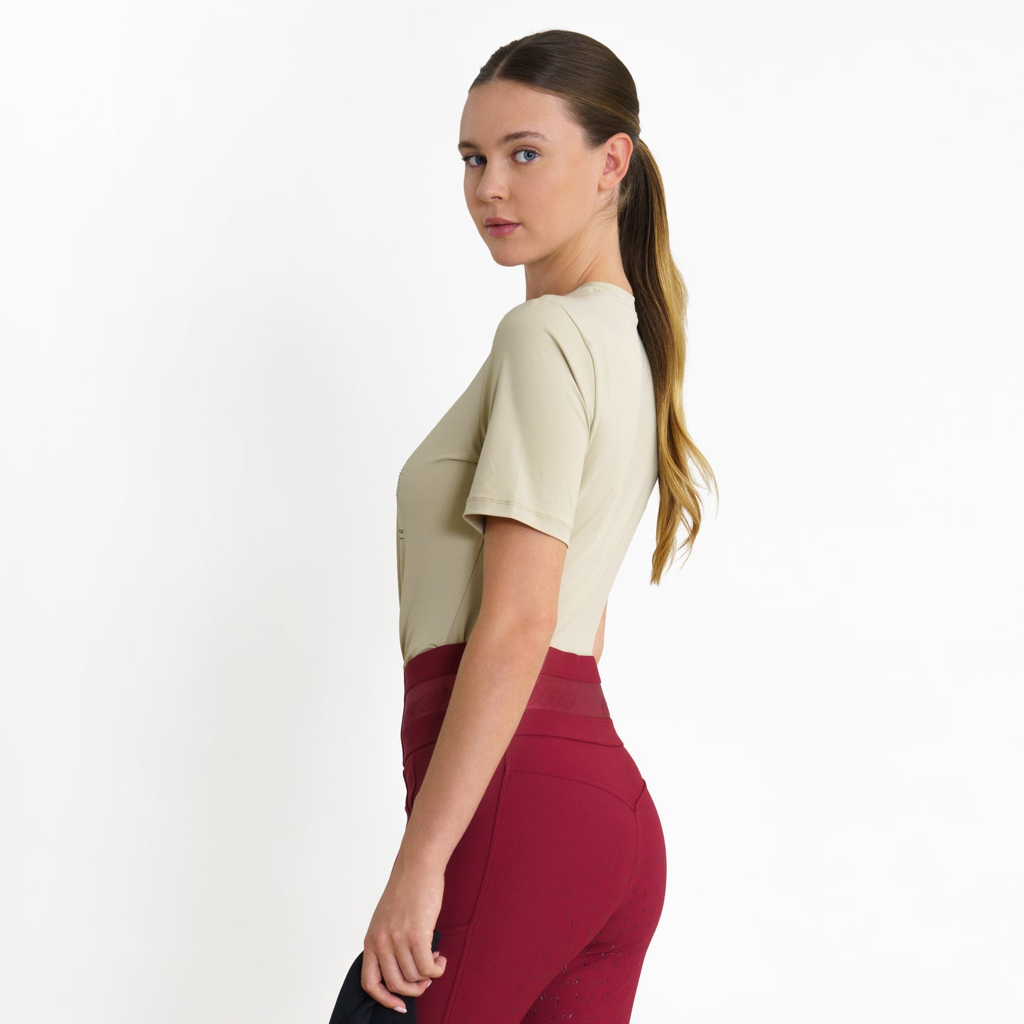 Top Amelie, t-shirt med fint mönster