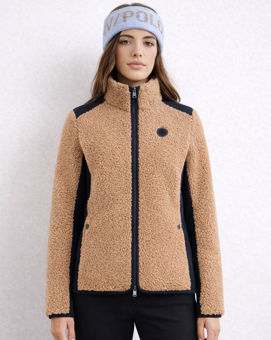 Jacket Florence, tunn teddy jacka för vår sommar och höst