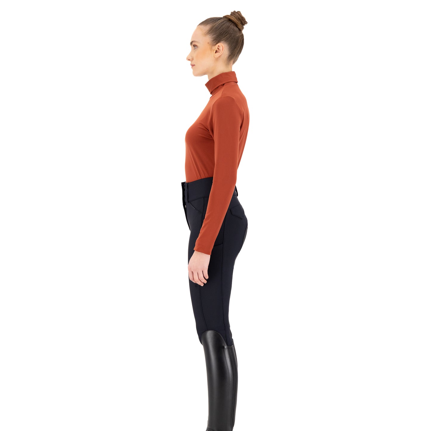 Rollneck Sofia, långärmad ridpolo, flera färger