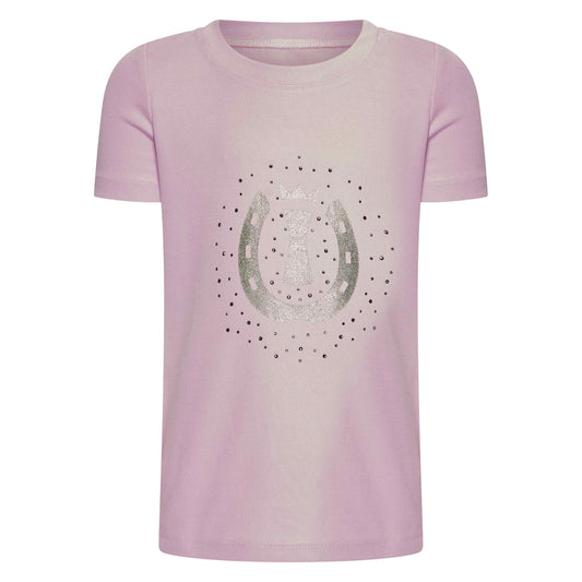 Kids Tech top Hally, t-shirt med glitter, flera färger
