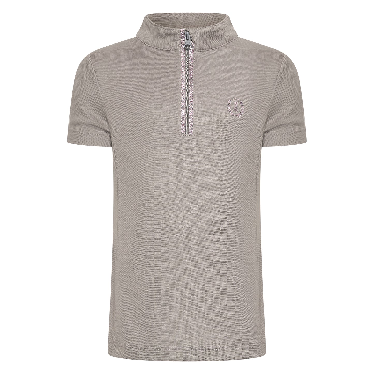 Imperial Riding Kids Top Arly, t-shirt med glittrig dragkedja