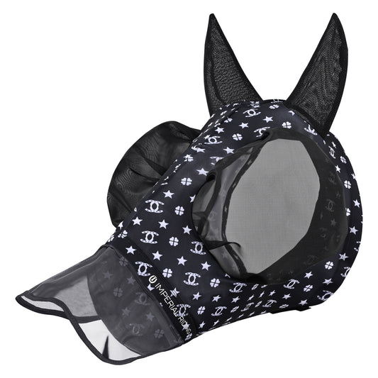 Flymask Trail Ride with nose, flughuva mesh ögon/öron/nos, flera färger