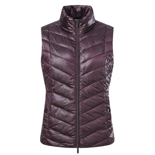 Bodywarmer Jane, vadderad väst blank, flera färger