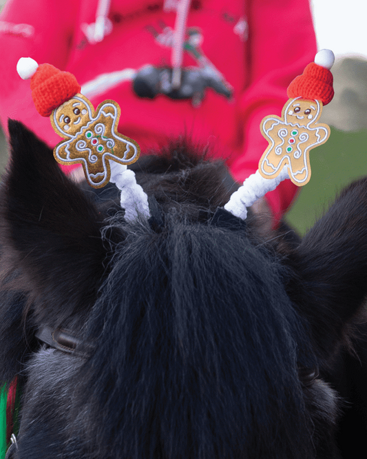 Gingerbread Man Bridle Boppers, pepparkake bobbers för träns