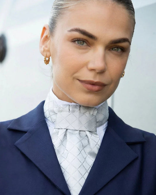 Deluxe Ready Tied Stock Diamond Jacquard, plastrong kardborrefäste