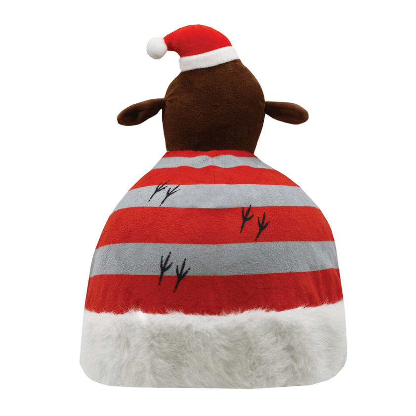 Christmas Robin Hat Silk, juligt hjälmöverdrag