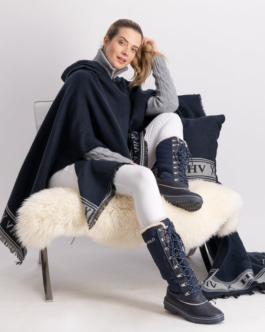 Boots Glaslynn Long, vinterstövlar snörning