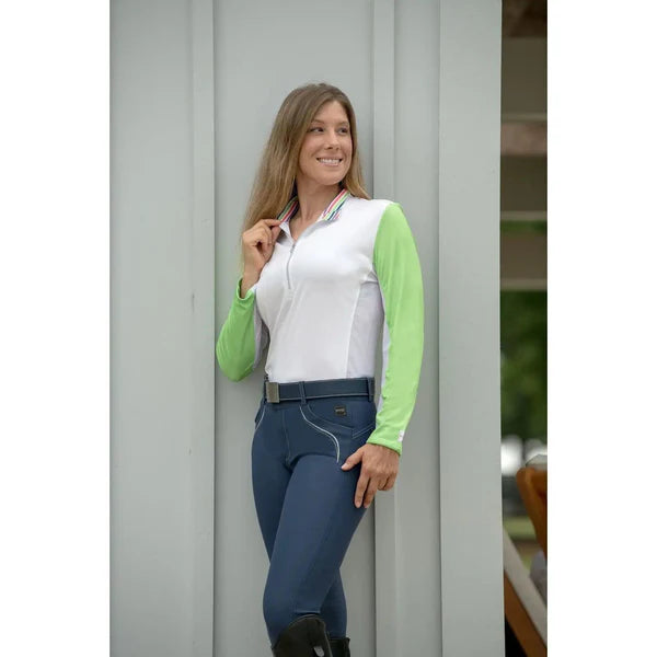 Abbey Knee Patch Tread, halvskodda ridbyxor i exklusivt tyg