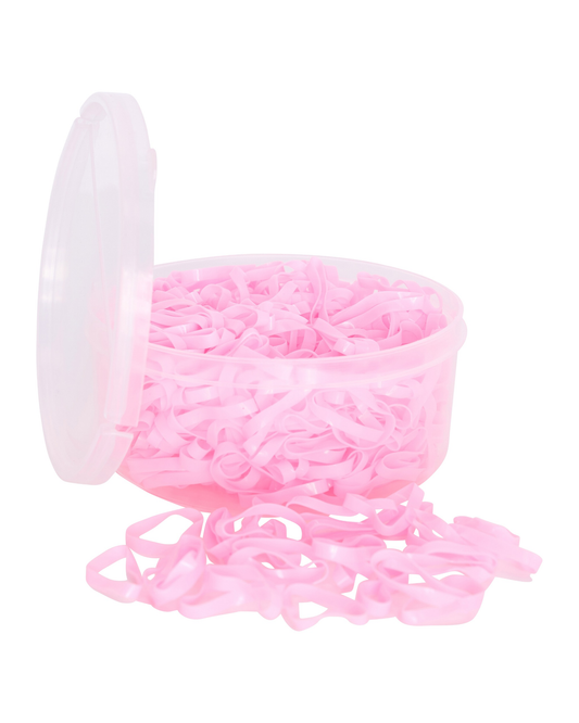 Plaiting-Bands, breda gummiband knoppning