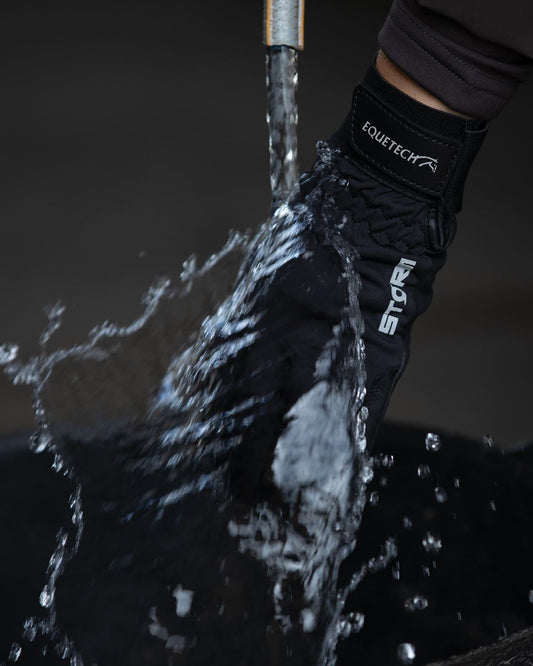 Children Storm Waterproof Riding Gloves, vattentäta barn/junior