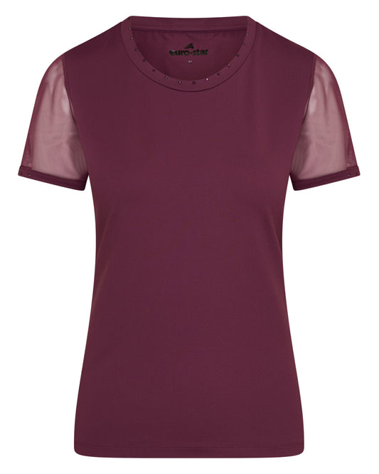 Lucia, sval t-shirt med mesh