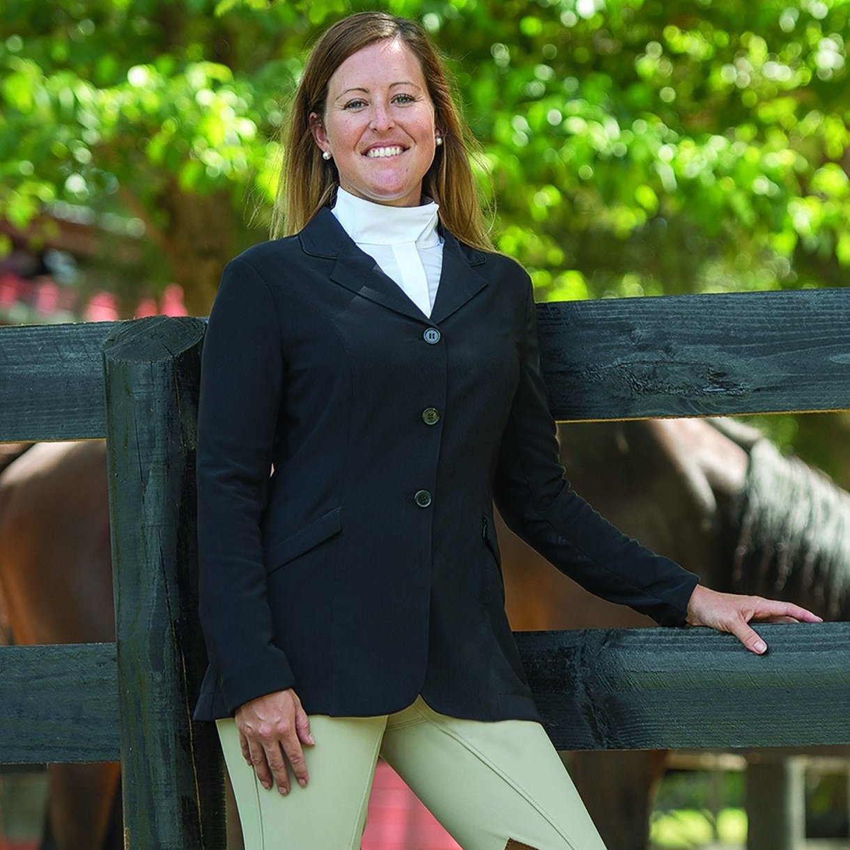 Zephyr ll Mesh Show Coat, sval tävlingskavaj