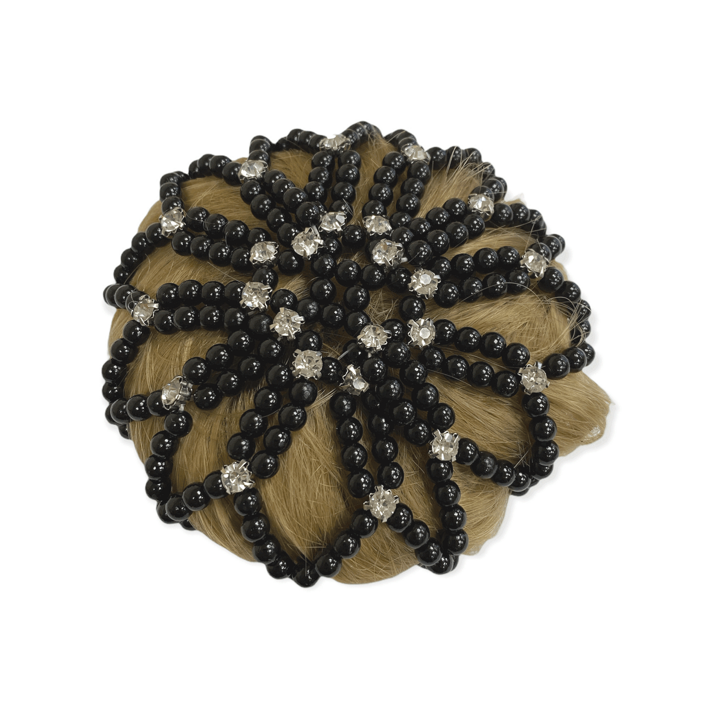 Beaded Bun Cover, smyckat hårband