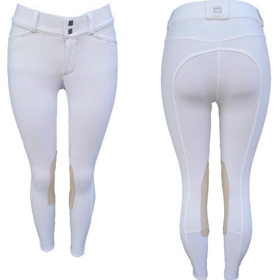 Zip Front Kimberly Knee Patch, FITS mest innovativa ridbyxa