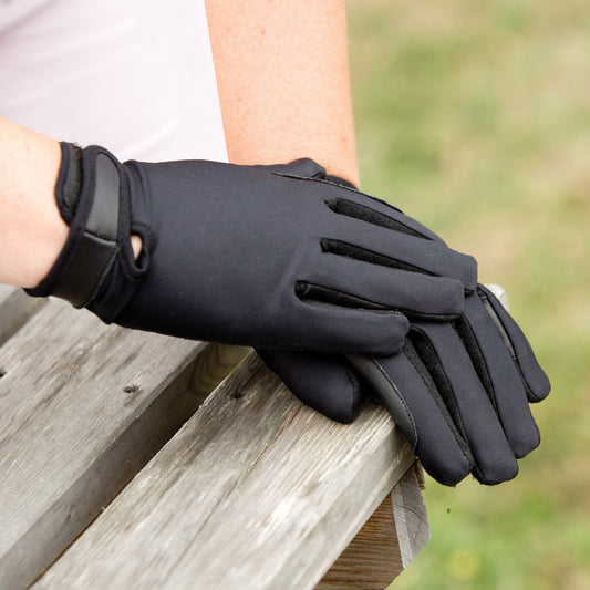 Stretch Show Gloves, ridhandskar med förstärkningar, flera färger