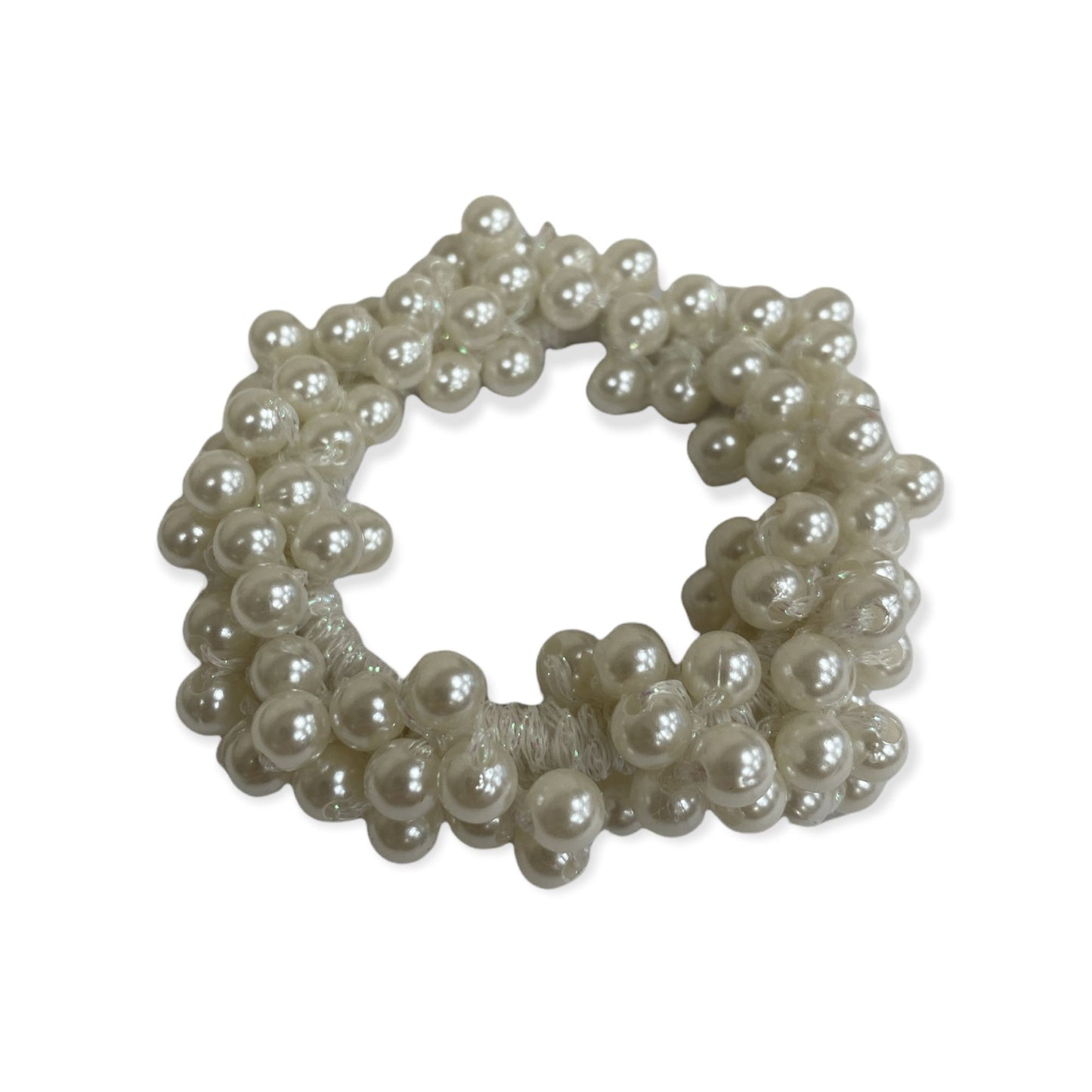 Pearl Beaded Scrunchie, smycke för hårknut