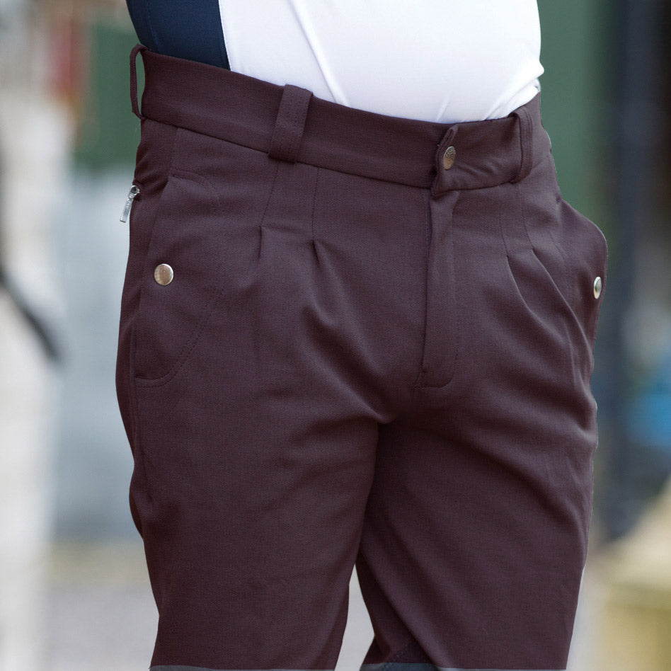Mens Kingham Breeches, ridbyxor herr, knäskodda, flera färger