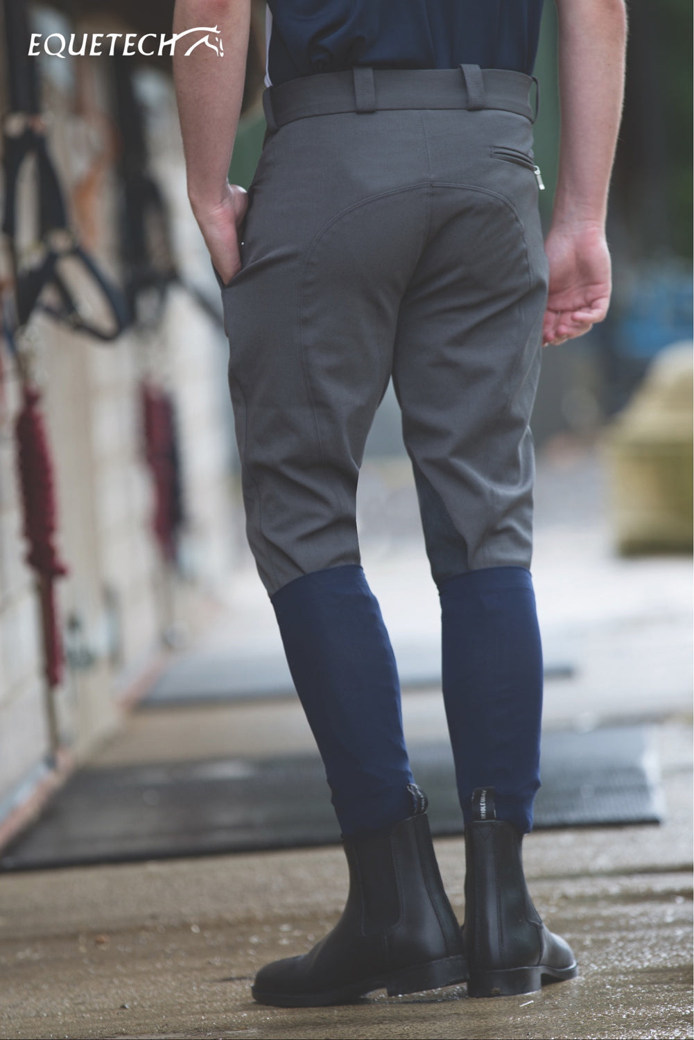 Mens Kingham Breeches, ridbyxor herr, knäskodda, flera färger