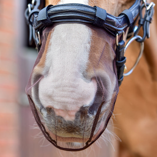 Net Relief Muzzle Net, flughuva effektiv mot så kallad ”headshaking", 3-pack, flera färger