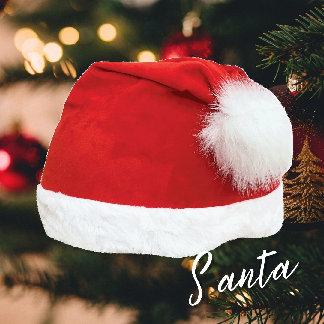 Santa Hat Silk, hjälmöverdrag tomteluva