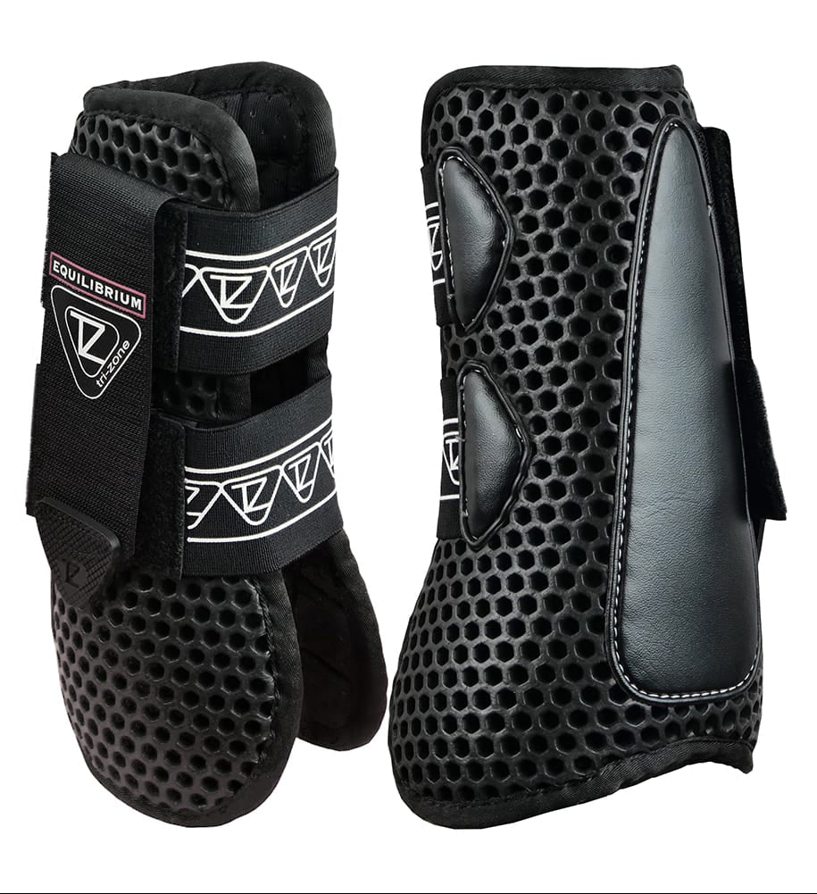 Tri-Zone Open Fronted Tendon Boots, nya generationens hoppskydd