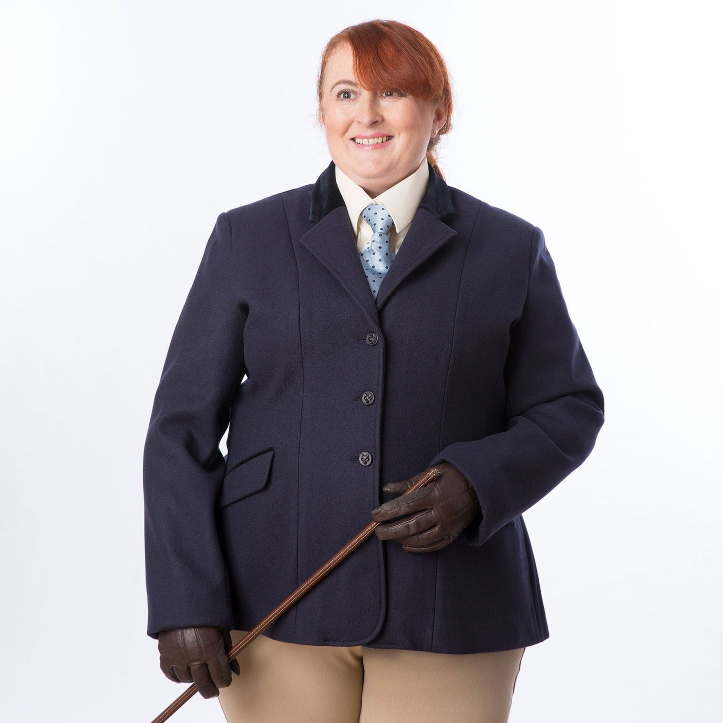 Equetech traditionell ridkavaj italienskt Melton ull med sammetskrage och ficklock tävlingskavaj hopp dressyr