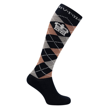 Socks Argyle, prisvärda klassiska ridsockar, flera färger