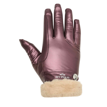 HV Polo Gloves Garnet Glam, eleganta blanka ridhandskar