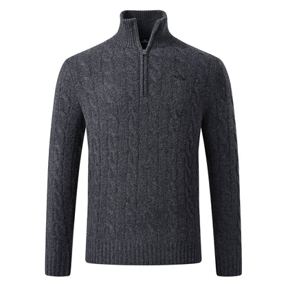 Pullover Dan, ribbstickad pullover herr, flera färger