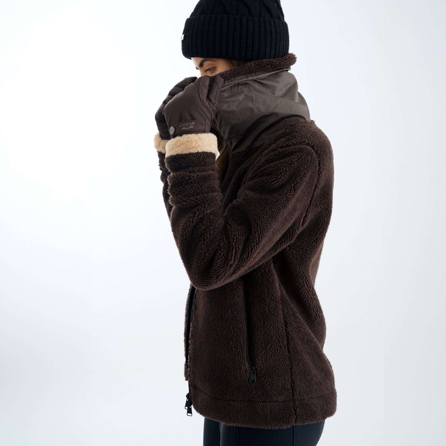 Cardigan Liz, skön cardigan i ullfleece, flera färger