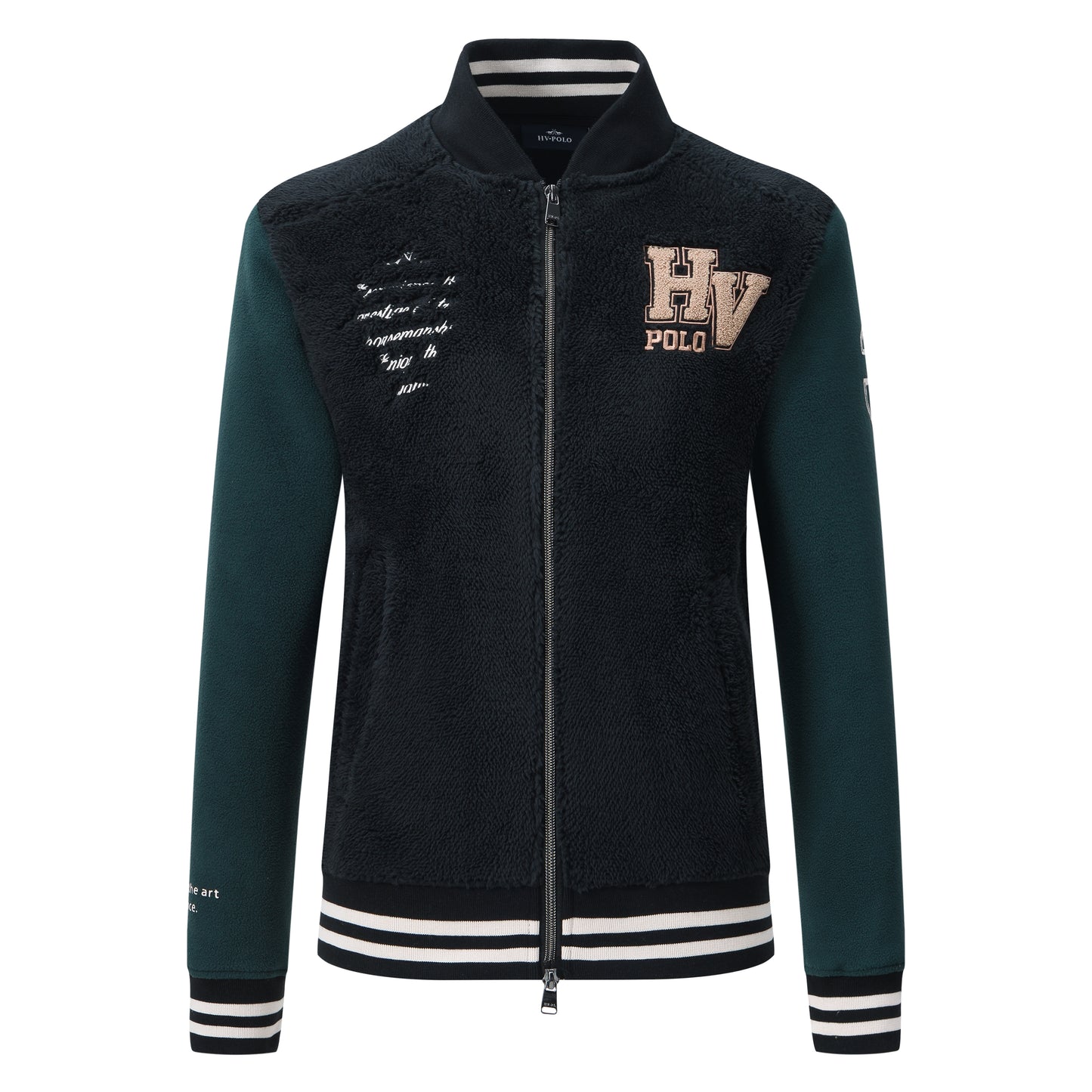 Varsity Jacket Luisa, tunn ullfleece jacka för höst vinter, flera färger