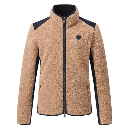 Jacket Florence, tunn teddy jacka för vår sommar höst