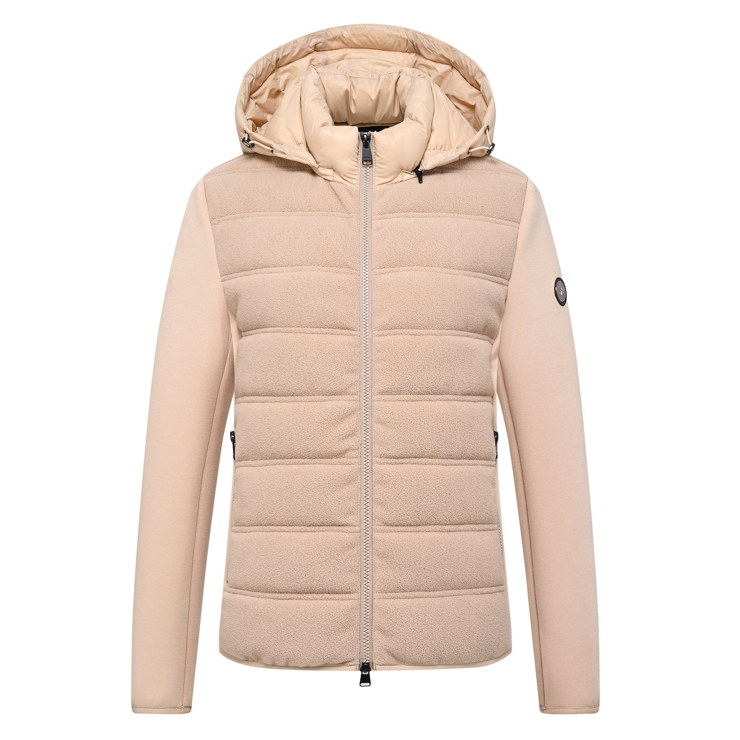 Jacket Fiona, vindtålig skön tygjacka med avtagbar luva, flera färger