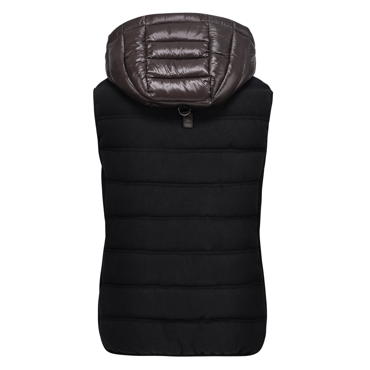 Bodywarmer Fiona, vindtålig skön tygväst med avtagbar luva, flera färger