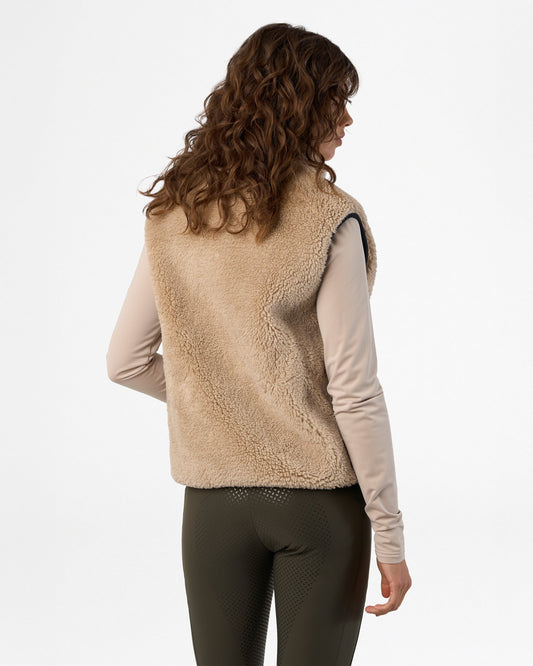Bodywarmer Calista, sherpa ridväst