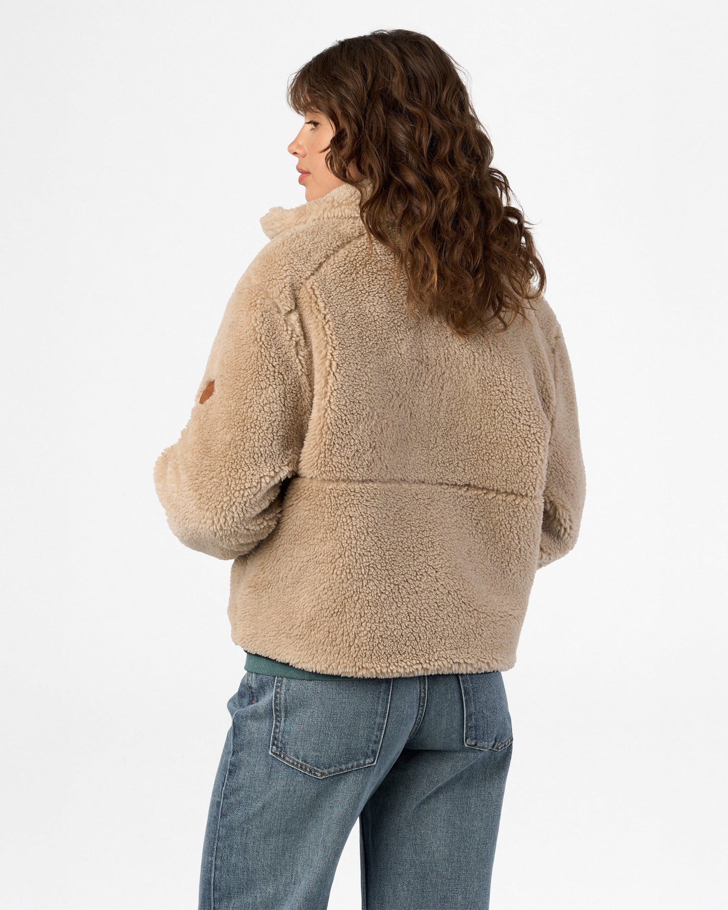 Jacket Carlotta, teddyfleece jacka