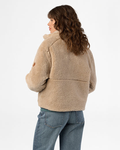 Jacket Carlotta, teddyfleece jacka