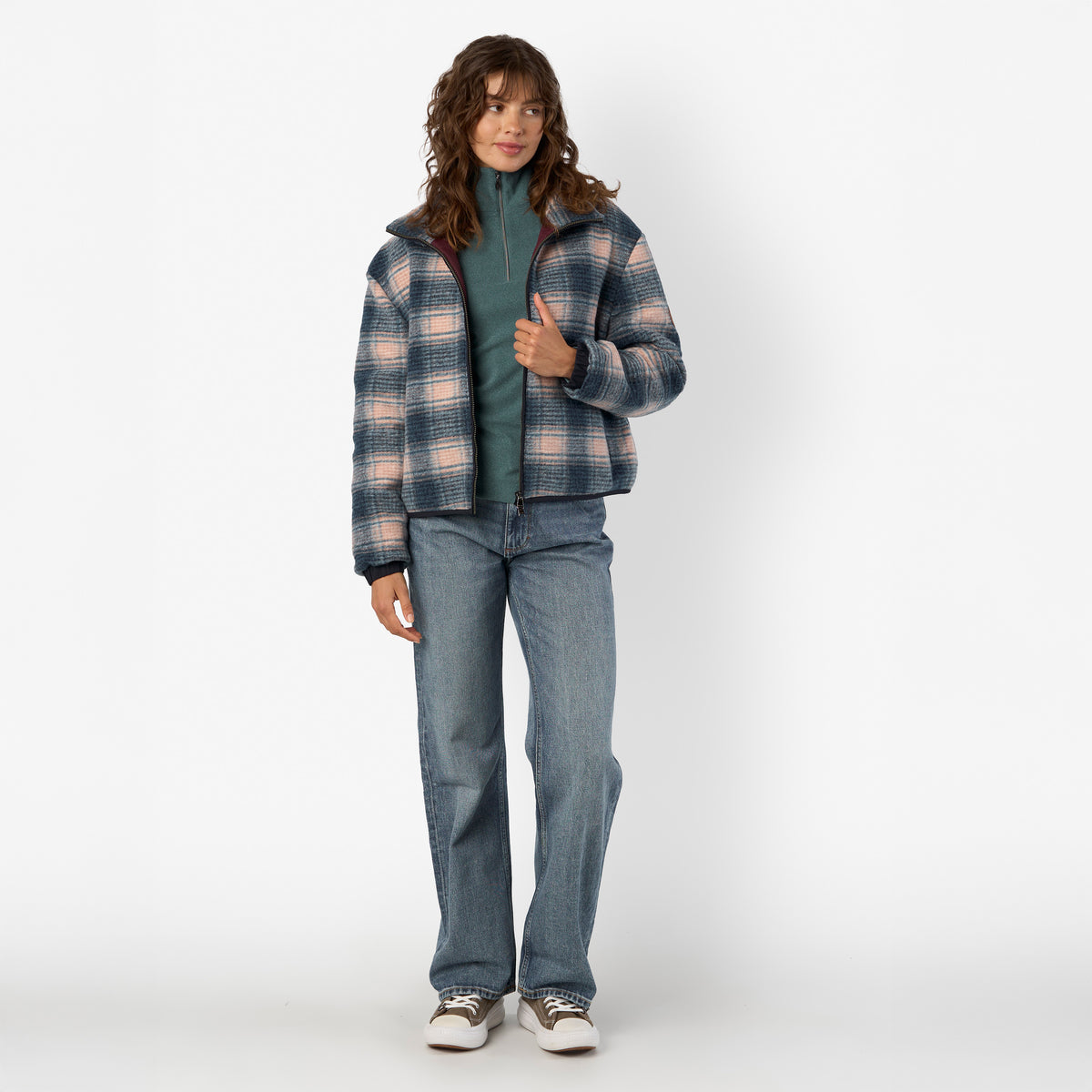 Jacket Carlotta, teddyfleece jacka