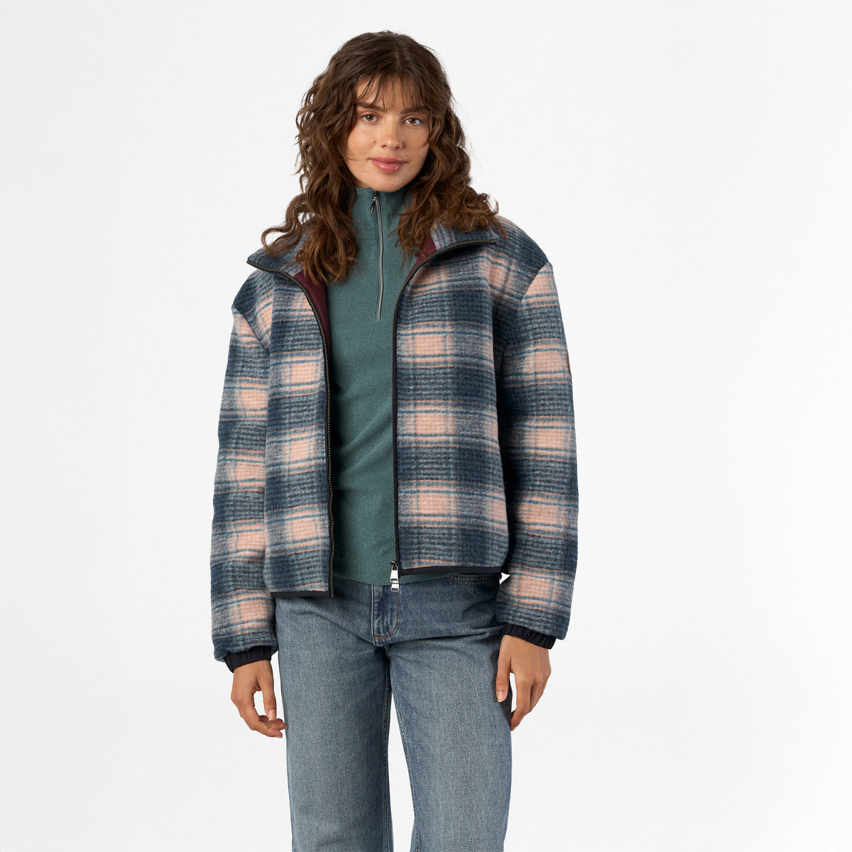 Jacket Carlotta, teddyfleece jacka